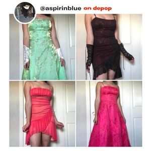 Selling these 4 beautiful prom/party dresses!